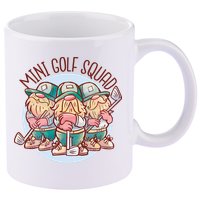 Gnomes Mini Golf Squad 11oz C Handle Ceramic Mug