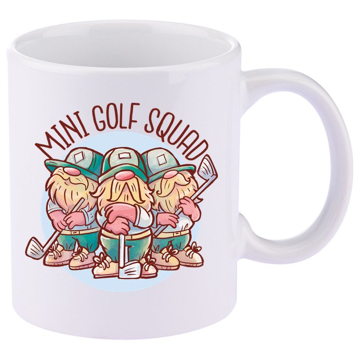 Gnomes Mini Golf Squad 11oz C Handle Ceramic Mug
