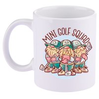 Gnomes Mini Golf Squad 11oz C Handle Ceramic Mug