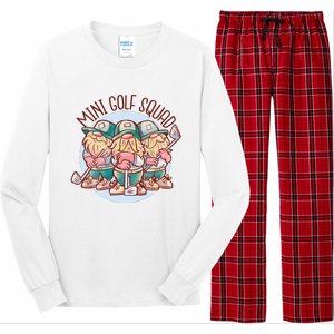 Gnomes Mini Golf Squad Long Sleeve Pajama Set