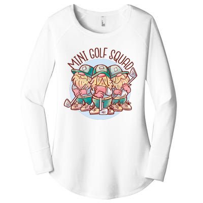 Gnomes Mini Golf Squad Women's Perfect Tri Tunic Long Sleeve Shirt