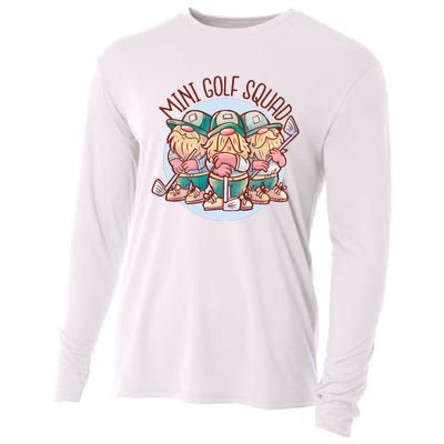 Gnomes Mini Golf Squad Cooling Performance Long Sleeve Crew