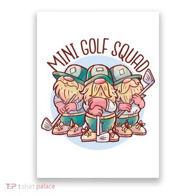 Gnomes Mini Golf Squad Poster