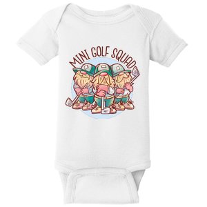 Gnomes Mini Golf Squad Baby Bodysuit