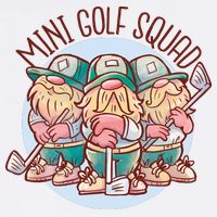 Gnomes Mini Golf Squad Baby Bodysuit