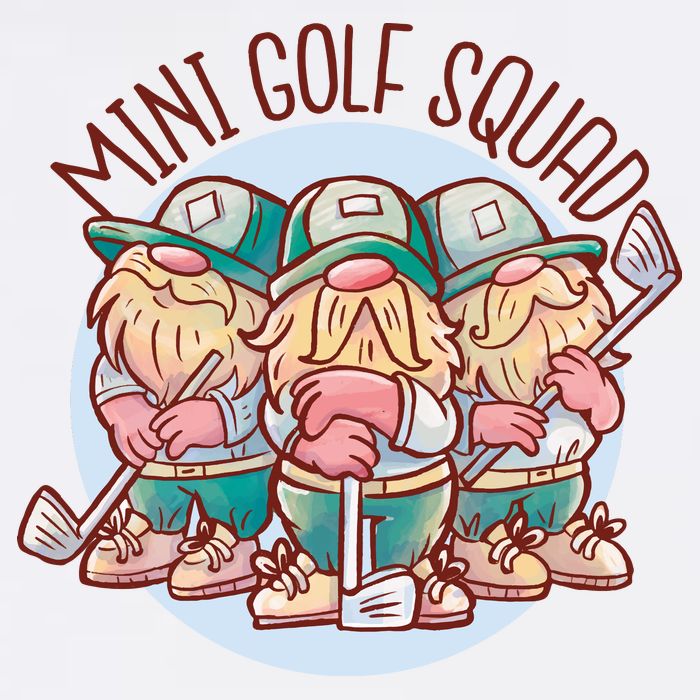 Gnomes Mini Golf Squad Baby Bodysuit