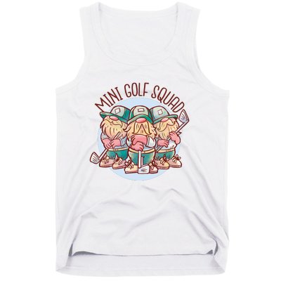 Gnomes Mini Golf Squad Tank Top