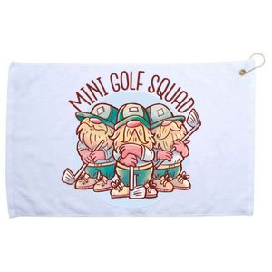 Gnomes Mini Golf Squad Grommeted Golf Towel