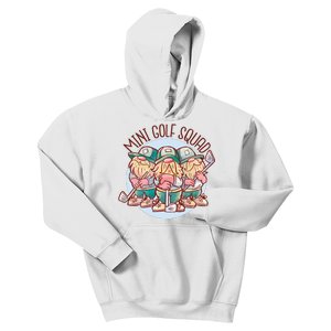 Gnomes Mini Golf Squad Kids Hoodie