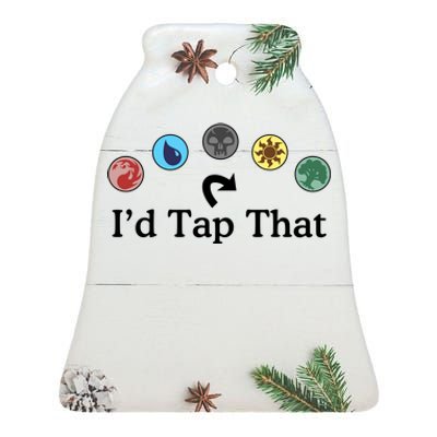 Gathering Magic Guild For Magic Lover Id Tap That Ceramic Bell Ornament