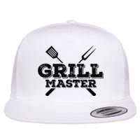 Grill Master Grilling Barbecue BBQ Smoker Graphic Tee Flat Bill Trucker Hat