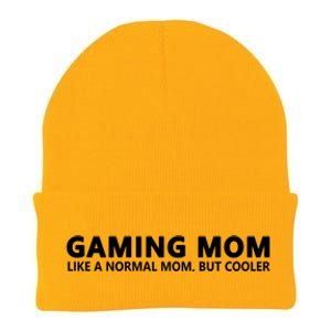 Gamer Mom Gaming Mom Like A Normal Mom Gaming Gift Knit Cap Winter Beanie