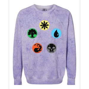 Gathering Magic Guild For Magic Lover Colorblast Crewneck Sweatshirt