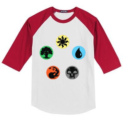 Gathering Magic Guild For Magic Lover Kids Colorblock Raglan Jersey