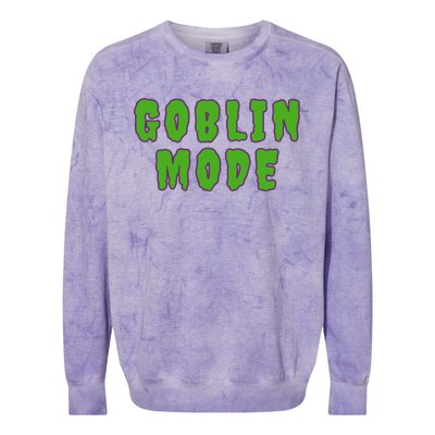 Goblin Mode Colorblast Crewneck Sweatshirt