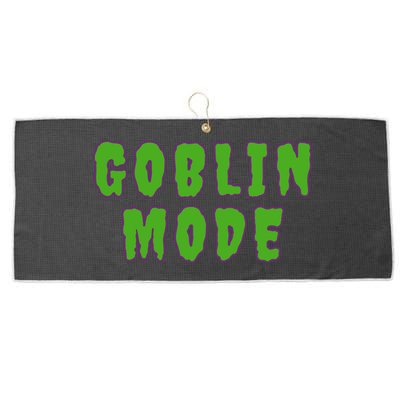 Goblin Mode Large Microfiber Waffle Golf Towel