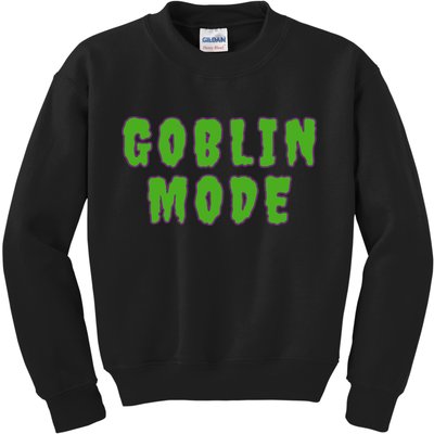 Goblin Mode Kids Sweatshirt