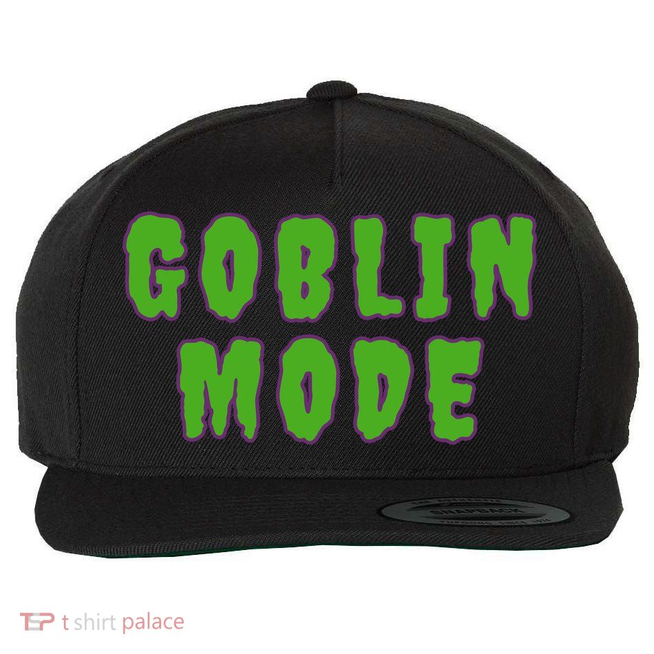 Goblin Mode Wool Snapback Cap