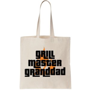 Grill Master Grilling Granddad Grandfather Grandpa BBQ Tote Bag