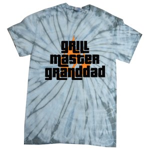 Grill Master Grilling Granddad Grandfather Grandpa BBQ Tie-Dye T-Shirt