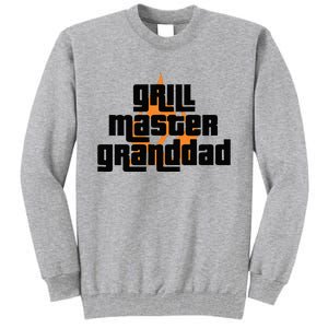 Grill Master Grilling Granddad Grandfather Grandpa BBQ Tall Sweatshirt