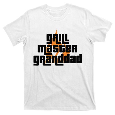 Grill Master Grilling Granddad Grandfather Grandpa BBQ T-Shirt