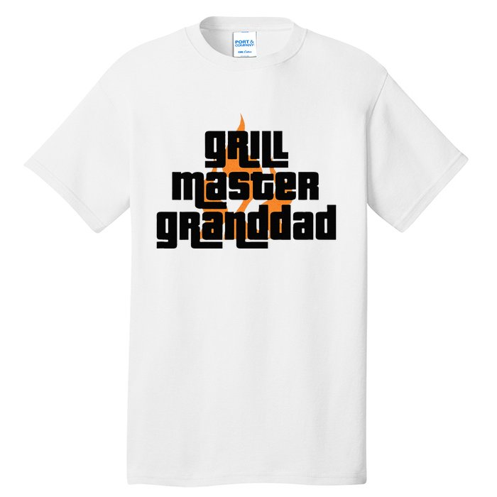 Grill Master Grilling Granddad Grandfather Grandpa BBQ Tall T-Shirt