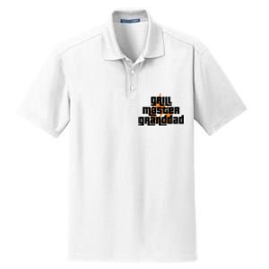 Grill Master Grilling Granddad Grandfather Grandpa BBQ Dry Zone Grid Polo