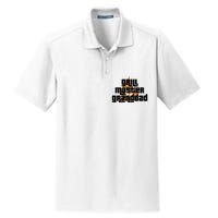 Grill Master Grilling Granddad Grandfather Grandpa BBQ Dry Zone Grid Polo