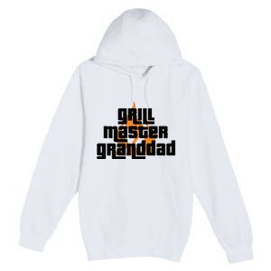 Grill Master Grilling Granddad Grandfather Grandpa BBQ Premium Pullover Hoodie