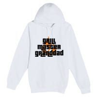 Grill Master Grilling Granddad Grandfather Grandpa BBQ Premium Pullover Hoodie