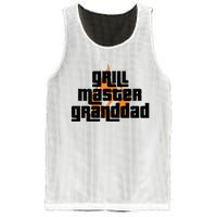 Grill Master Grilling Granddad Grandfather Grandpa BBQ Mesh Reversible Basketball Jersey Tank