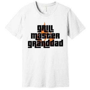 Grill Master Grilling Granddad Grandfather Grandpa BBQ Premium T-Shirt