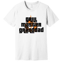 Grill Master Grilling Granddad Grandfather Grandpa BBQ Premium T-Shirt