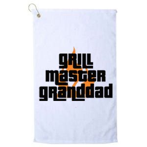 Grill Master Grilling Granddad Grandfather Grandpa BBQ Platinum Collection Golf Towel