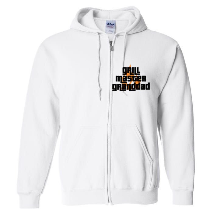 Grill Master Grilling Granddad Grandfather Grandpa BBQ Full Zip Hoodie