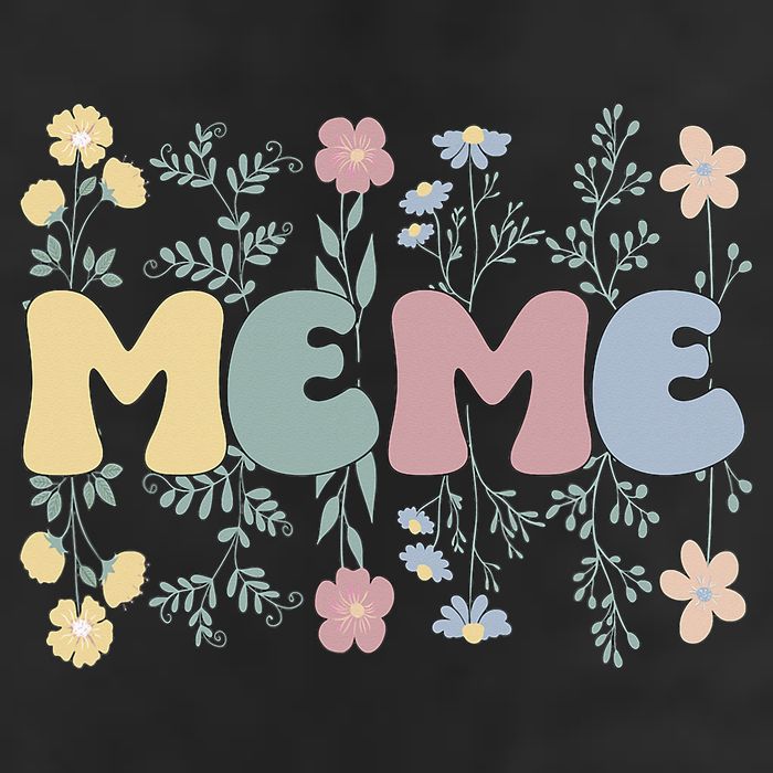 Groovy Meme Grandmother Flowers Meme Grandma Cool Comfort Performance Bucket Hat