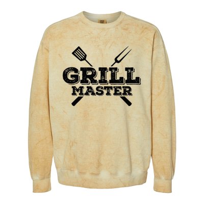 Grill Master Grilling Barbecue BBQ Smoker Graphic Tee Colorblast Crewneck Sweatshirt