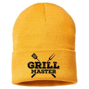 Grill Master Grilling Barbecue BBQ Smoker Graphic Tee Sustainable Knit Beanie