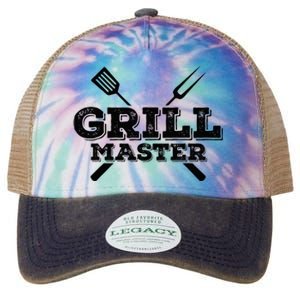 Grill Master Grilling Barbecue BBQ Smoker Graphic Tee Legacy Tie Dye Trucker Hat