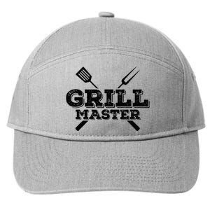 Grill Master Grilling Barbecue BBQ Smoker Graphic Tee 7-Panel Snapback Hat