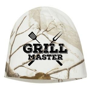 Grill Master Grilling Barbecue BBQ Smoker Graphic Tee Kati - Camo Knit Beanie