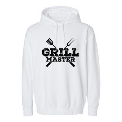 Grill Master Grilling Barbecue BBQ Smoker Graphic Tee Garment-Dyed Fleece Hoodie