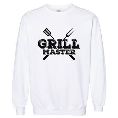 Grill Master Grilling Barbecue BBQ Smoker Graphic Tee Garment-Dyed Sweatshirt