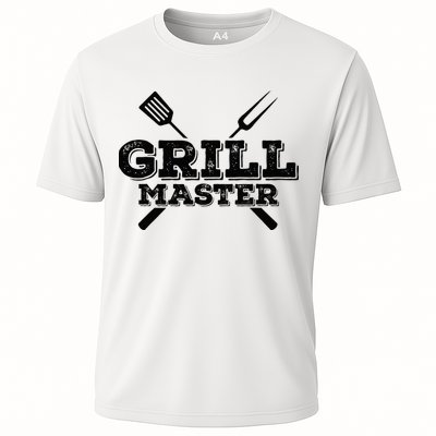 Grill Master Grilling Barbecue BBQ Smoker Graphic Tee Performance Shirt