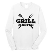 Grill Master Grilling Barbecue BBQ Smoker Graphic Tee Long Sleeve Shirt