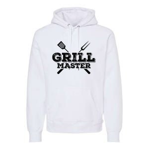 Grill Master Grilling Barbecue BBQ Smoker Graphic Tee Premium Hoodie