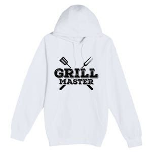 Grill Master Grilling Barbecue BBQ Smoker Graphic Tee Premium Pullover Hoodie