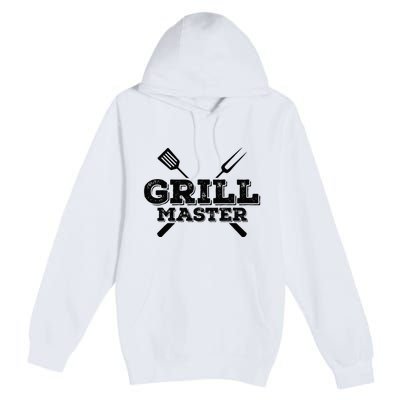 Grill Master Grilling Barbecue BBQ Smoker Graphic Tee Premium Pullover Hoodie