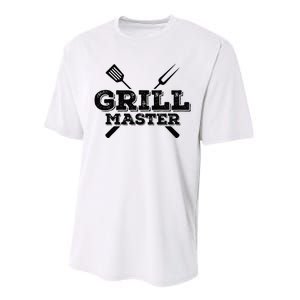 Grill Master Grilling Barbecue BBQ Smoker Graphic Tee Performance Sprint T-Shirt